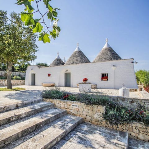 Embrace the history of the area with a stay in a Trulli-style house