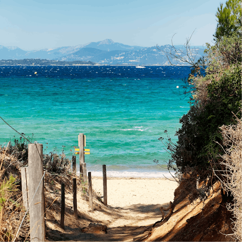 Spend idyllic days exploring the island's beautiful beaches