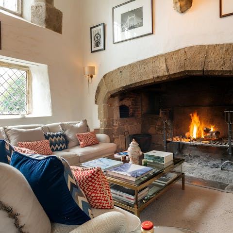 Come home to cosy evenings curled up beside the fire