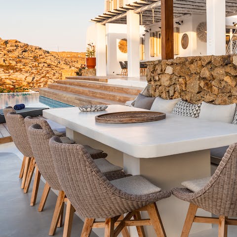 Prepare a meze platter with plenty of olives to enjoy alfresco