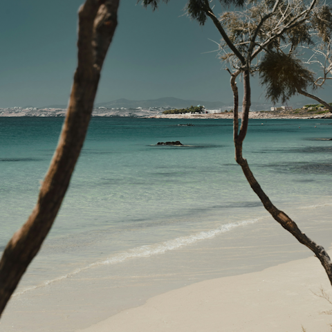 Enjoy exploring the beautiful beaches of Paros
