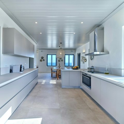 Cook up a Greek feast in the contemporary kitchen