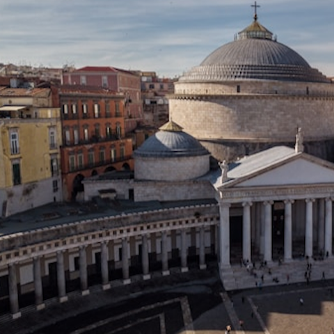 Hop on the nearby Metro bound for Piazza del Plebiscito