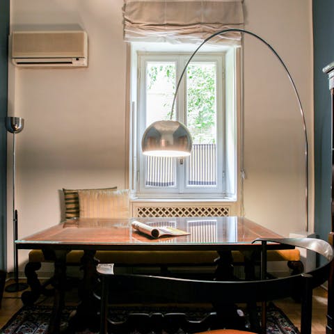 Work from home at the grand office space