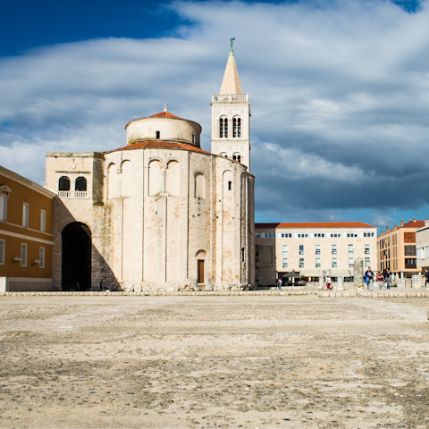 Visit the Church of St. Donatus, less than a fifteen-minute drive from your home