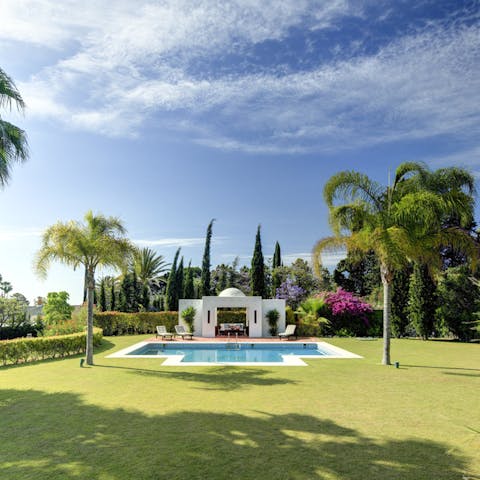 Explore the wonderful gardens