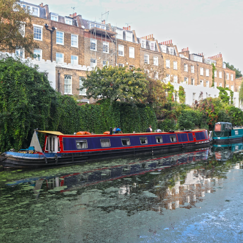 Grab a coffee and stroll along nearby Regent's Canal