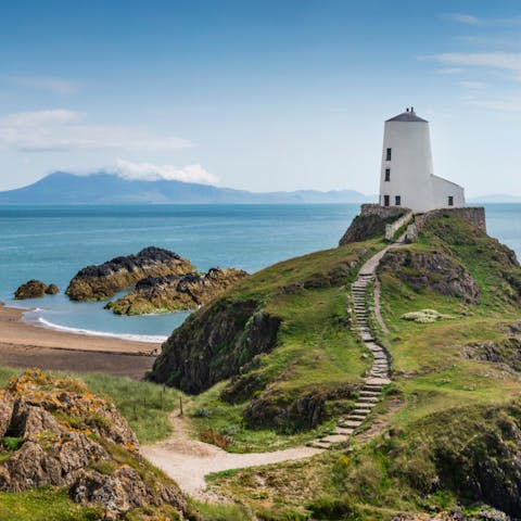 Get out to the island of Anglesey, less than half an hour away by car