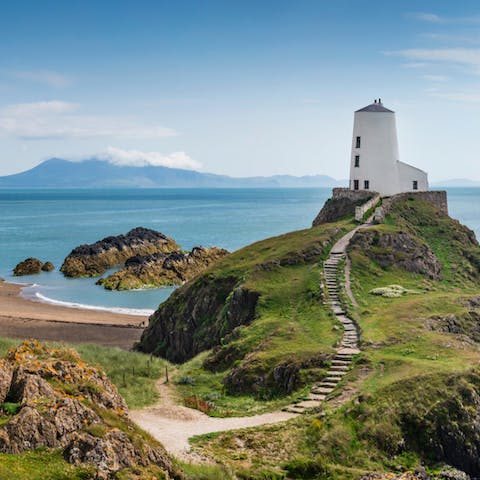Get out to the island of Anglesey, less than half an hour away by car
