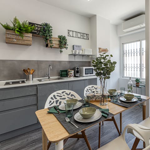 Enjoy a delicious tapas meal together at home