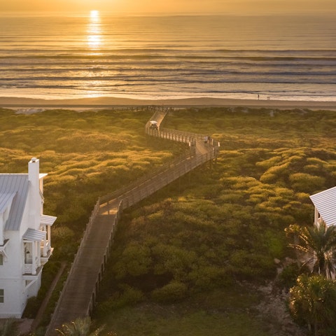 Begin your stay with a magical beach stroll in Port Aransas