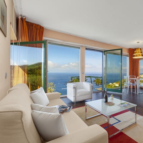 Wake up to stunning sea views