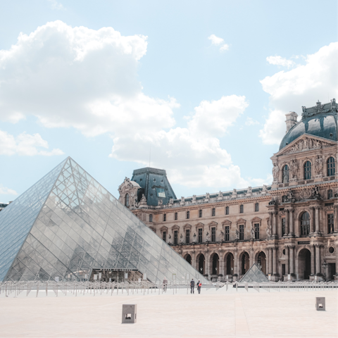 Meander to the Louvre – it's a short walk away