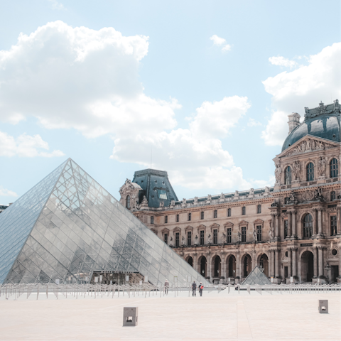 Meander to the Louvre – it's a short walk away