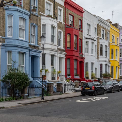Browse the market on Portobello Road nearby