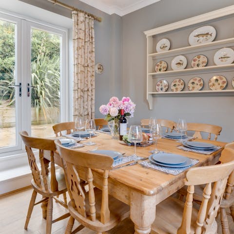 Pick up fresh local produce and enjoy a heartwarming evening around the table