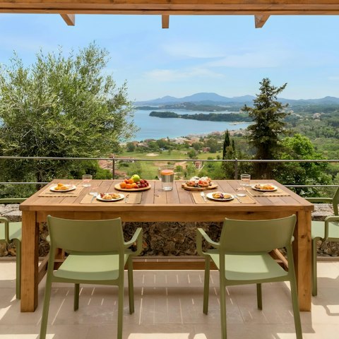 Relax and savour the views from the terrace