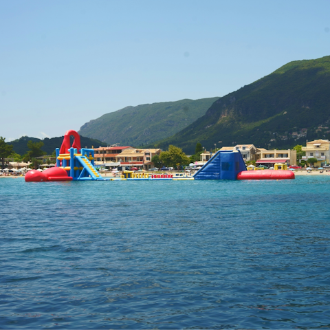 Enjoy family fun in Ipsos – just a twenty-minute walk away