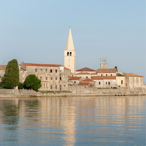 Take a daytrip to Poreč, under an hour's drive away