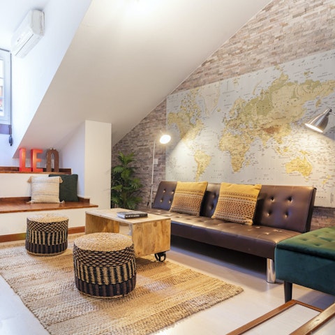 Kick back with your holiday read in the living room