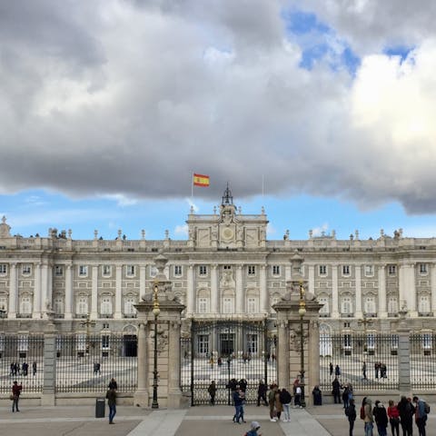 Taka the five-minute stroll to admire the Royal Palace