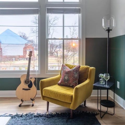 Get into the country music spirit with the acoustic guitar