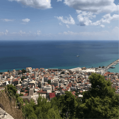 Explore this beautiful Greek island, including Porto Zoro Beach and Zante Town