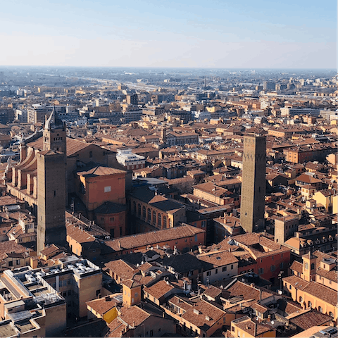 Enjoy staying in the heart of Bologna with all its beautiful sights within easy access