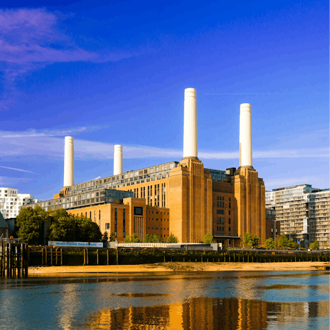 Cross the river to explore Battersea Power Station