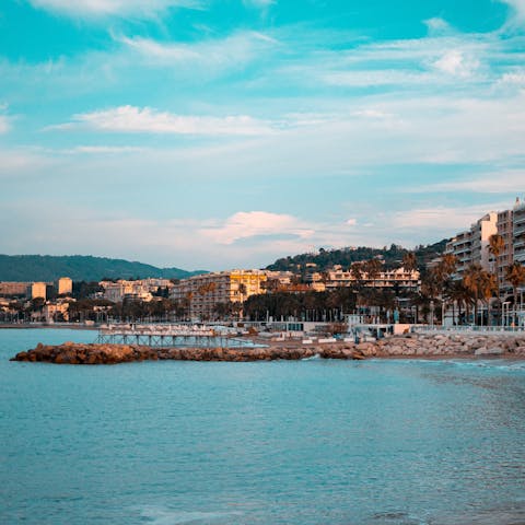 Spend a day revelling in the glamour of Cannes – you can easily drive there