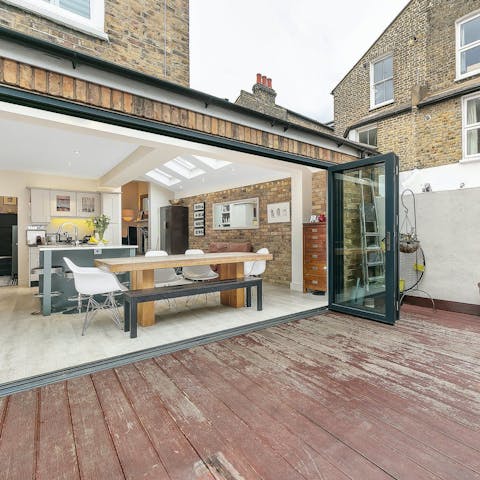 Merge the indoor and outdoor spaces for family fun in the sun