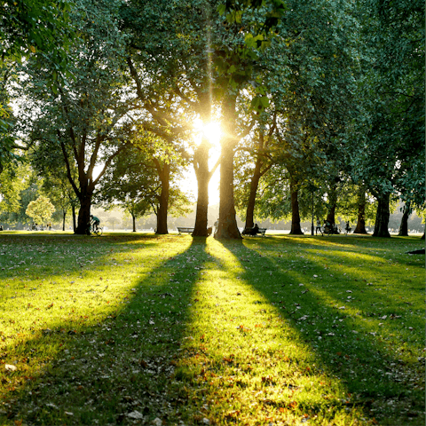 Spend an afternoon exploring Hyde Park and Kensington Gardens