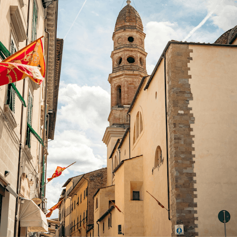 Enjoy a day trip to the charming city of Arezzo