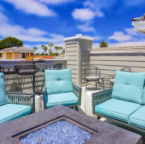 Soak up some sun on the rooftop terrace – perfect for cocktails