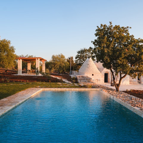 Spend days by the pool in the most idyllic of settings