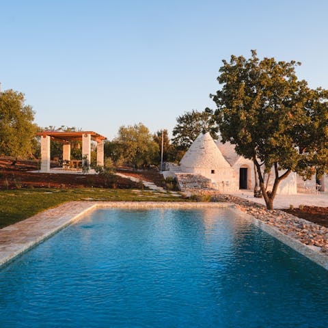 Spend days by the pool in the most idyllic of settings