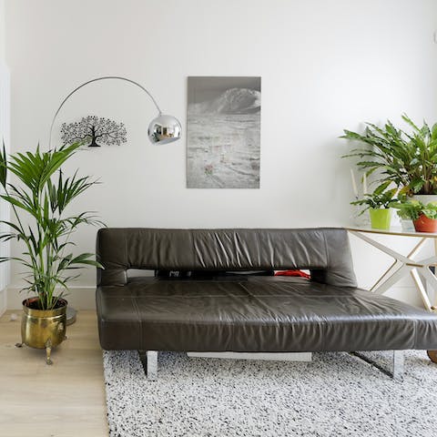 Find a quiet spot to curl up with a good book and a glass of wine