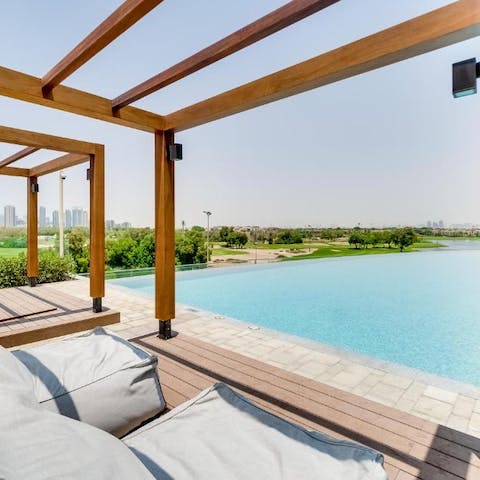 Chill by the pool or go for a dip in the water