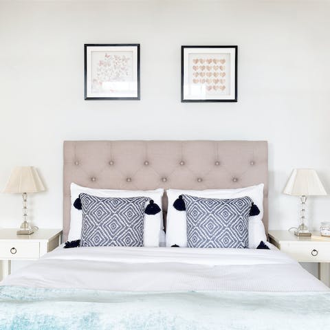 A tranquil master bedroom
