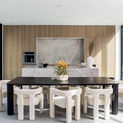 Pull up a chair at the dining table for an unhurried meal