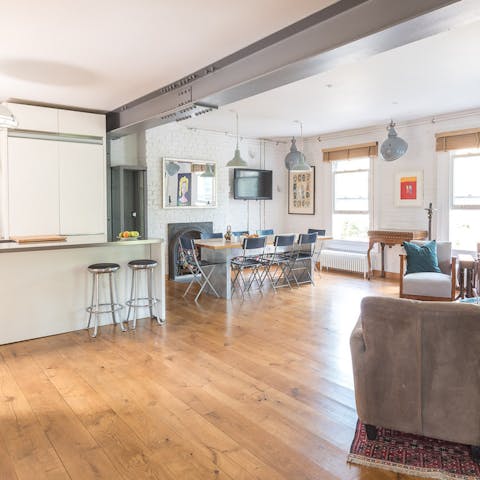 The open plan warehouse feeling