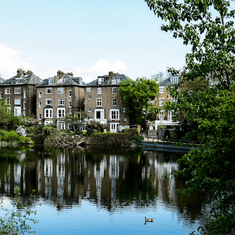 Wander the green parks and cobbled streets of Hampstead Heath