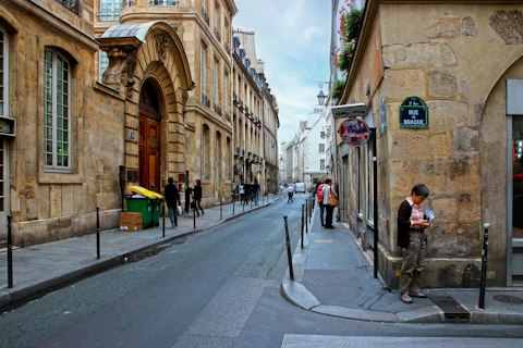 Discover Le Marais's vibrant galleries, Jewish quarter, and beautifully preserved medieval streets, around seventeen minutes' walk away