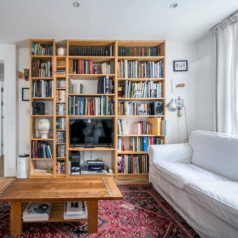 Get stuck into a good book plucked from the shelves