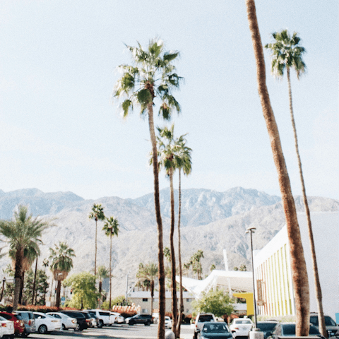 Explore Downtown Palm Springs, five minutes by car