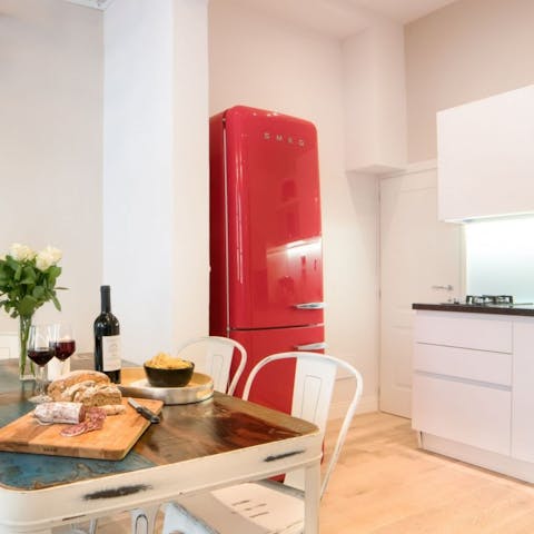 Enjoy aperitivo hour at home before heading out to dinner