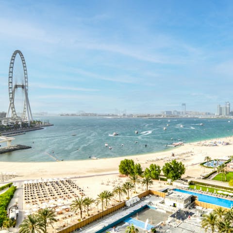 Spend leisurely days relaxing on JBR Beach