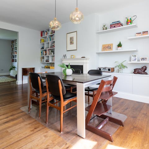 Gather the family for a full English breakfast before setting out to explore