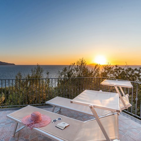 Admire breathtaking views from the terrace