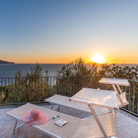 Admire breathtaking views from the terrace